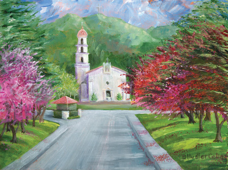 Springtime at Saint Mary's College, Morga