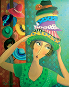 Hat girl by A Samame