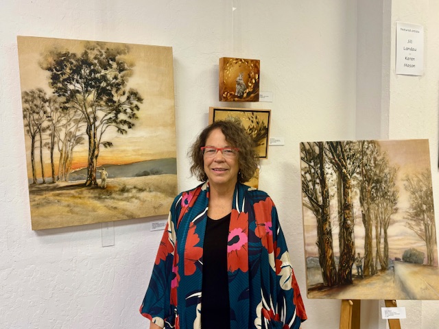 Reception for All That Grows at the Moraga Art Gallery