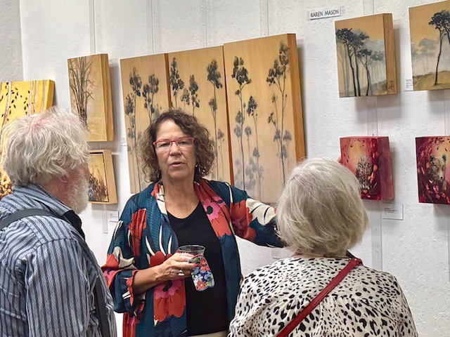 Reception for All That Grows at the Moraga Art Gallery