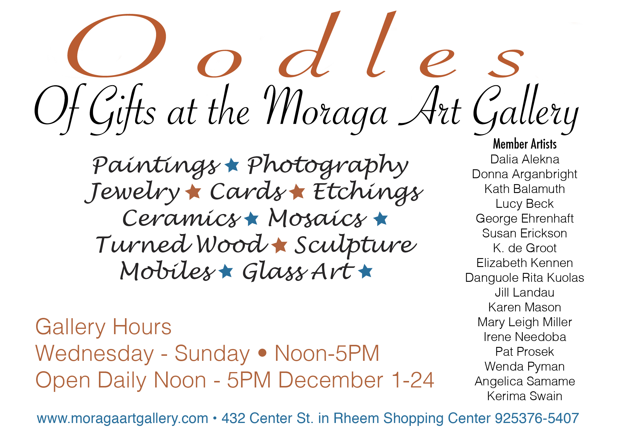 Photos from the reception, "Oodles"